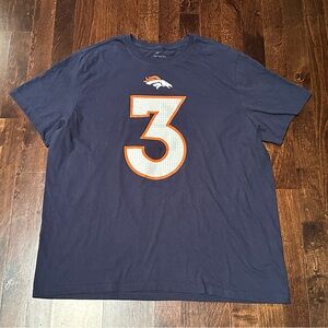 Nike Russell Wilson Denver Broncos Jersey T-Shirt (Size XXL)